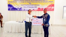 Bank NTT Cabang Betun berikan bantuan CSR berupa satu unit mobil tangki kepada Pemerintah Daerah Kabupaten Malaka/dok pribadi/Gonza/Timornesia 