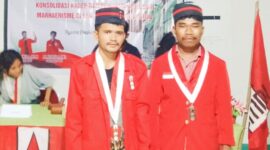 Ketua DPC GMNI Malaka Erwin Bani dan Sekertaris DPC GMNI Malaka Teofilus Manek/dok pribadi/Timornesia 