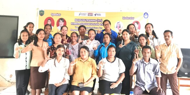 SMPN As Manulea Gelar In House Training/dok istimewa/Bolan/Timornesia