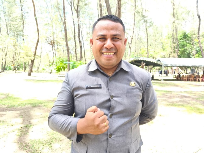 Ket foto : Pelaksana Tugas Kepala Dinas Pemuda dan Olahraga Kabupaten Malaka Ade Sjan Maikameng/dok pribadi/Gonza/Timornesia 