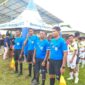 Ket foto : Wasit di Kabupaten Malaka menggunakan interkom/intercommunication system/dok pribadi/Timornesia 