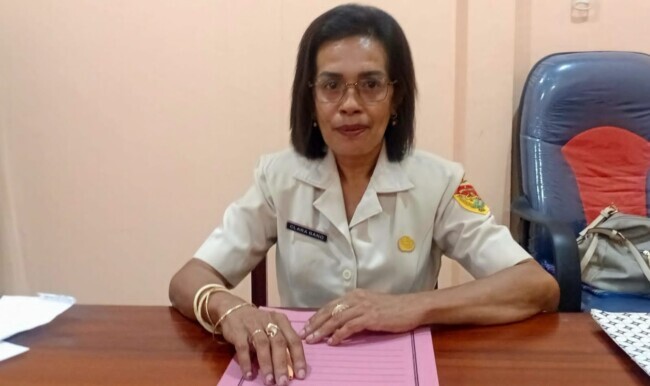 Ket foto : Kepala UPTD Samsat Wilayah Kabupaten Malaka, Clara M.F. Bano, SE/dok istimewa/Timornesia