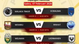 Jadwal pertandingan Piala Bupati Malaka, Sabtu 7/2/2026/dok images/Timornesia
