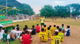 Tim SSB Malaka Barat dalam sebuah sesi latihan di lapangan Besikama jelang semi final Piala Bupati Malaka Seri I tahun 2026/dok istimewa/Timornesia