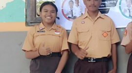 Pasangan Ketua OSIS terpilih SMPK Sulama Kada/dok pribadi/SMPK Sulama Kada/Timornesia
