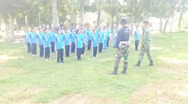 Yonif 744/SYB latih pengurus OSIS SMPK Sulama Kada perkuat disiplin dan karakter lewat PBB dan yel-yel Komando/dok SMPK Sulama Kada/ml/Timornesia
