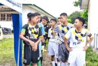 Pertandingan semi final SSB Kecamatan Weliman Vs SSB Kecamatan Wewiku kategori U14/dok pribadi/Timornesia