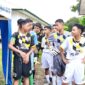 Pertandingan semi final SSB Kecamatan Weliman Vs SSB Kecamatan Wewiku kategori U14/dok pribadi/Timornesia