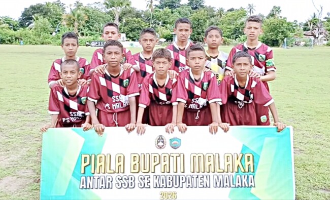 Tim Sekolah Sepak Bola (SSB) Kecamatan Rinhat U12 pada Piala Bupati Malaka Seri I tahun 2026/dok pribadi/Timornesia