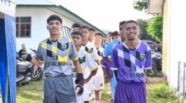 SSB Weliman U16 Vs SSB Malaka Barat U16 pada partai semi final Piala Bupati Malaka Seri I tahun 2026/dok pribadi/Timornesia