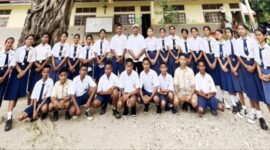 Pengurus OSIS SMPK Sulama Kada pose bersama usai pelantikan/dok ml/Sulama kada/Timornesia