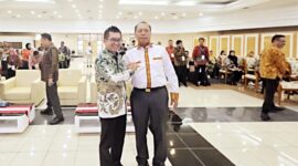 Bupati Malaka dr. Stefanus Bria Seran, MPH bersama Kepala LAN RI Dr. Mohammad Taufiq, DEA/dok istimewa/Timornesia