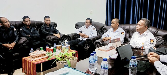 Bawaslu Malaka koordinasi dengan KPU Malaka terkait pemetaan dapil dan penambahan kursi DPRD/dok pribadi/hs/Timornesia