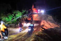 Arus transportasi di KM 10 Lotas, Kecamatan Rinhat telah normal/dok fb/Timornesia