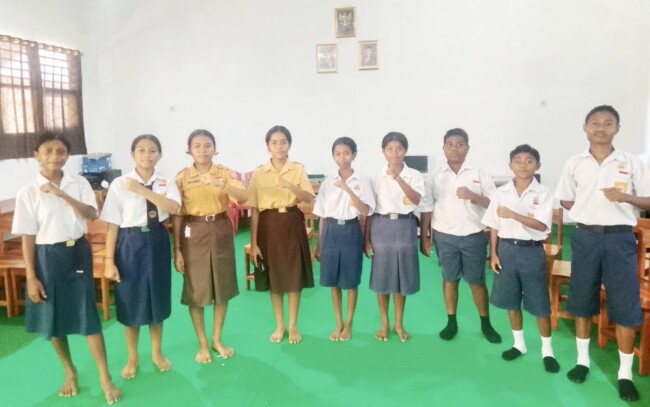 OSIS SMPK Sulama Kada Usul LLC antar sekolah/dok pribadi/SMPK Sulama Kada/Timornesia