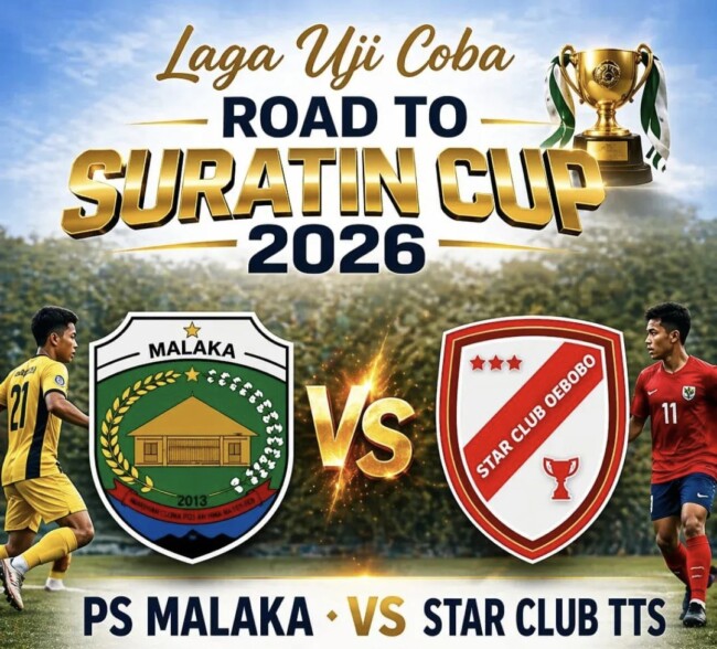 Laga uji coba PS Malaka Vs SSB Star Club Soe kategori U-15 dan U-17 jelang piala Soeratin tahun 2026/dok images/PS Malaka/Timornesia