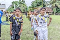 Pertandingan liga 1 Piala Bupati Malaka seri II tahun 2026 kategori U-12 antara SSB Kecamatan Weliman vs SSB Kecamatan Wewiku/dok istimewa/Timornesia