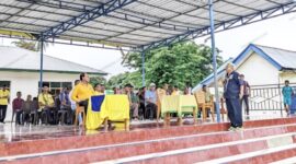 Ketua PSSI Kabupaten Malaka sekaligus Ketua SSB PS Malaka Adrianus Bria Seran saat membuka pergelaran Piala Bupati Malaka Seri II tahun 2026/dok istimewa/Timornesia