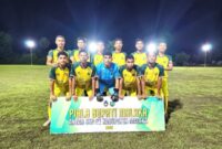 Tim PS Malaka All Star saat latih tanding melawan SSB Star Club Oebobo TTS di lapangan Haitimuk
