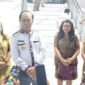 Bupati Malaka dr. Stefanus Bria Seran didampingi Kabid Kesmas Dinkes Provinsi NTT Damiana Veronika Djahari, PLT Kepala Dinas Kesehatan Kabupaten Malaka Paskalia Frida Fahik dan Direktur RSUPP Betun Oktelin Kurniawati Kaswadie saat konfrensi pers, Selasa 28/4/2026/dok istimewa/TIMORNESIA 