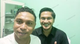 Foto Adipaty bersama dokter spesialis THT saat melakukan kontrol di RSUPP Betun, Rabu 29/4/2026/dok istimewa/TIMORNESIA 