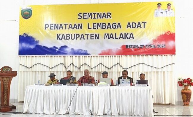 Seminar Penataan Lembaga Adat Kabupaten Malaka/dok istimewa/Timorensia 
