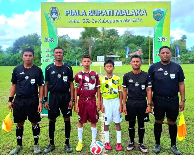 Lanjutan Piala Bupati Malaka seri II pekan ke-5 antara SSB Aintasi Kecamatan Malaka Tengah Vs SSB Kecamatan Rinhat ketegori U-12 tahun/dok pribadi/tex/Timornesia 