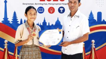 Aloysia Junela Bau siswi SMPK Sulama Kada raih peringkat tiga nasional/dok pribadi/Sulama kada/Timornesia