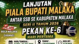 Jadwal pertandingan Piala Bupati Malaka Seri II 2026 Pekan ke-6/dok images/TIMORNESIA 