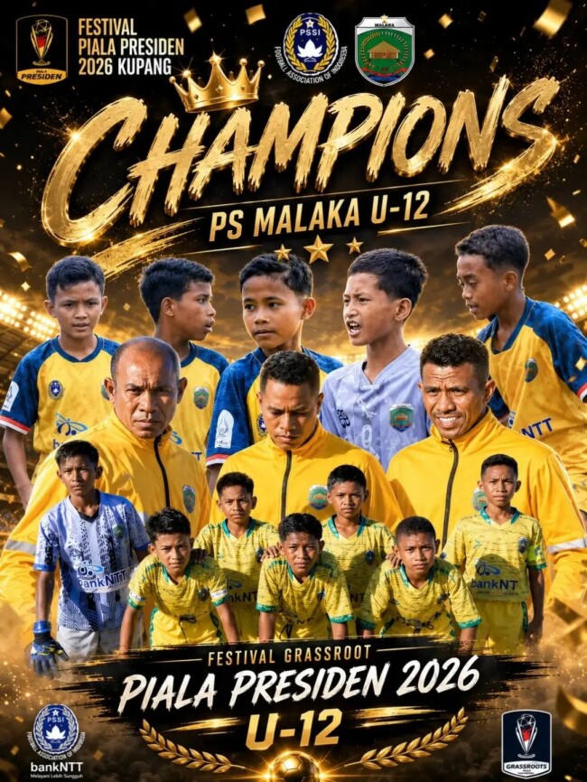 PS Malaka U-12 Juara Piala Presiden Tingkat Provinsi NTT Tahun 2026/dok images/PS Malaka/Timornesia 