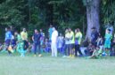 Direktur Olahraga PS Malaka Dion Bria Seran saat menyaksikan laga uji tanding antara SSB PS Malaka All Star melawan Imaculata Fc di lapangan Siminari Lalian/dok istimewa/NN/Timornesia 
