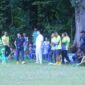 Direktur Olahraga PS Malaka Dion Bria Seran saat menyaksikan laga uji tanding antara SSB PS Malaka All Star melawan Imaculata Fc di lapangan Siminari Lalian/dok istimewa/NN/Timornesia 