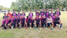 Laga uji coba SMPK Sulama Kada Vs SMPN Kobalima/dok foto pribadi/ML/Timornesia