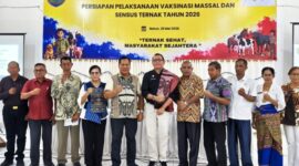 Rapat koordinasi vaksinasi dan sensus ternak di Kabupaten Malaka/dok istimewa/Timornesia