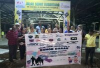 Komunitas ME Distrik 18 Keuskupan Atambua menggelar kegiatan Jalan Sehat Nusantara/dok foto pribadi/Timornesia 