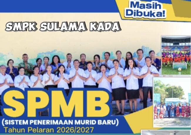SMPK Sulama Kada buka sistem penerimaan siswa baru tahun 2026/2027/dok images/Sulama Kada/Timornesia 