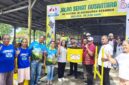 Penyerahan 20 unit tong sampah dari Komunitas ME Distrik 18 Keuskupan Atambua kepada Pemerintah Kabupaten Malaka/dok foto istimewa/Timornesia 