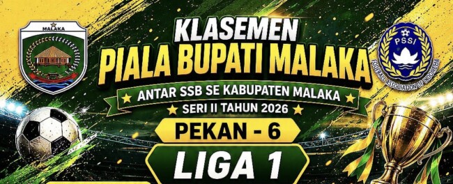 Daftar klasemen liga 1 Piala Bupati Malaka antar SSB se Kabupaten Malaka seri II tahun 2026/dok images/SSB/Timornesia 