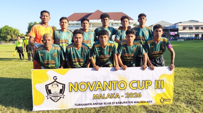 Tim Maktihan Fc pada turnamen Novanto cup III tahun 2026/dok istimewa/Timornesia 