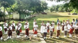 24 anak SDK Kakaniuk dan SDI Boni terima komuni pertama/dok foto HK/Timornesia 