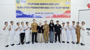 RSUPP Betun gelar kegiatan pelatihan Service Excellent bagi seluruh tenaga kesehatan dan staf pendukung di RSUPP Betun/dok foto istimewa/Timornesia