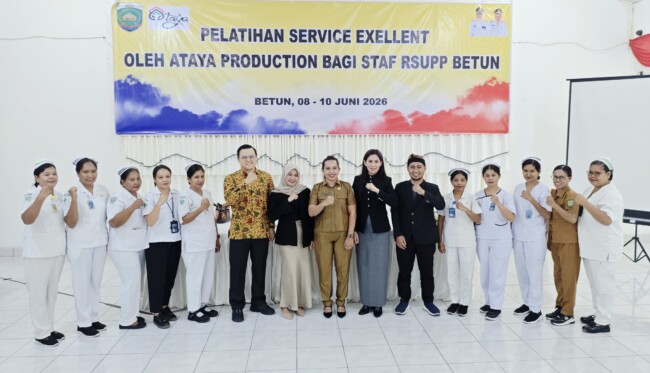 RSUPP Betun gelar kegiatan pelatihan Service Excellent bagi seluruh tenaga kesehatan dan staf pendukung di RSUPP Betun/dok foto istimewa/Timornesia