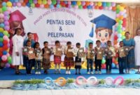 Pentas seni dan pelepasan anak-anak PAUD HTM Betun/dok foto Taro/Timornesia 