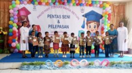Pentas seni dan pelepasan anak-anak PAUD HTM Betun/dok foto Taro/Timornesia 