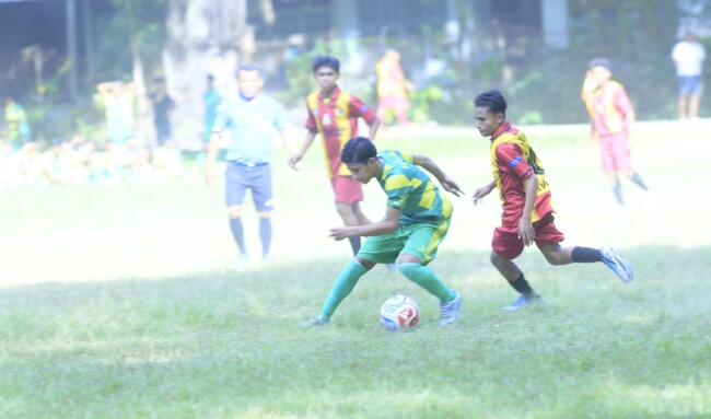 Laga uji tanding Imaculata Fc Vs SSB PS Malaka All Star/dok foto istimewa/Timornesia 
