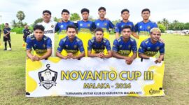 Maktihan Fc saat melawan Bikane fc di babak 16 besar turnamen Novanto cup III 2026/dok istimewa/Timornesia 