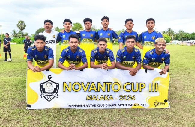 Maktihan Fc saat melawan Bikane fc di babak 16 besar turnamen Novanto cup III 2026/dok istimewa/Timornesia 
