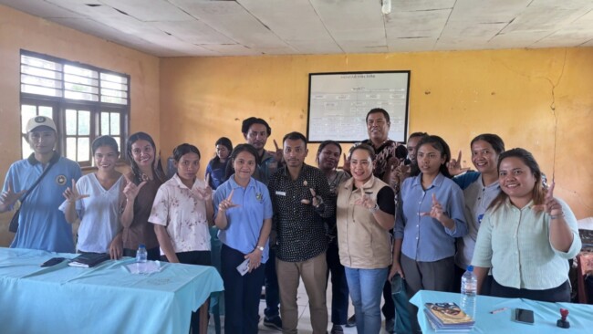SMPN Forekmodok Luncurkan Gerakan Literasi Sekolah/dok istimewa/PB/Timornesia 