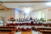 Masa Pengenalan Lingkungan Sekolah (MPLS) SMPK Sulama Kada/dok istimewa/ML/Timornesia