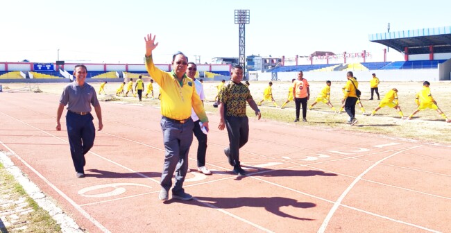 Bupati Malaka Stefanus Bria Seran bangga dua tim PS Malaka U-13 dan U-15 lolos babak semi final Piala Soeratin tahun 2026/dok pribadi/Timornesia 